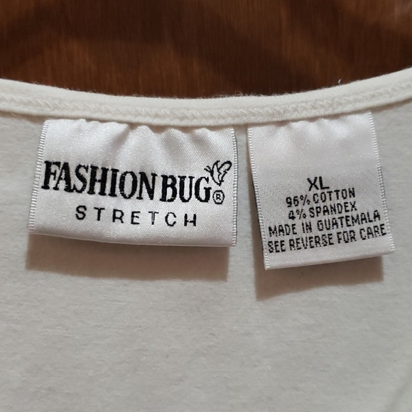 Fashion Bug Stretch White t-shirt XL - Picture 7 of 7